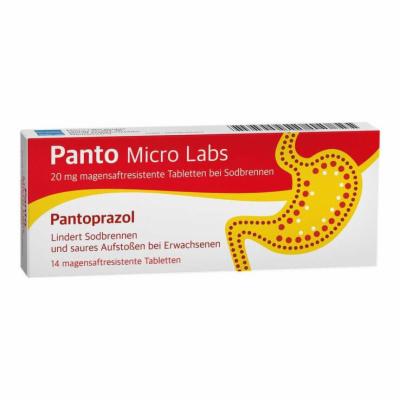 Micro Labs GmbH PANTO Micro Labs 20 mg msr.Tabl.bei Sodbrennen 14 st 18203637