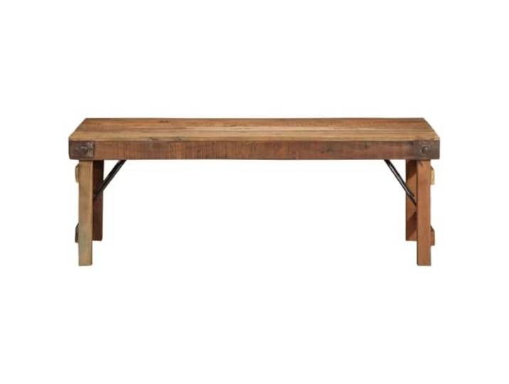 KTHLBRH Couchtisch braun 110 x 55 x 40 cm Massivholz, minimalistisches Design, einfache Pflege, nur für den Innenbereich