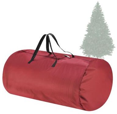 Christmas Tree Storage Bag - Zippered Canvas Sack Fits 12-Foot Artificial Trees by Tiny Tim Totes