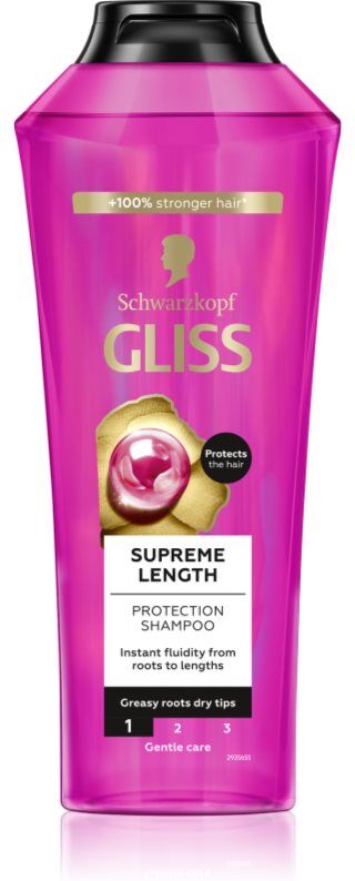 Schwarzkopf Gliss Supreme Length shampoing protecteur pour cheveux longs 400 ml