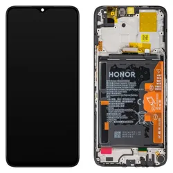 Honor Display Unit für X5 Plus / X6a, mit Akku, Schwarz (Display, Honor X5c Plus, Honor X6a), Mobilgerät Ersatzteile, Schwarz