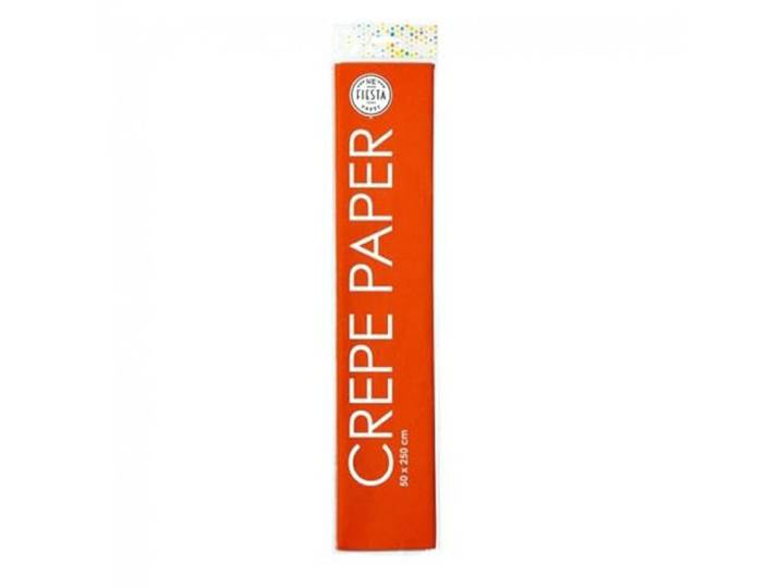 Globos crêpepapier oranje 50x250cm knutselpapier decoratie