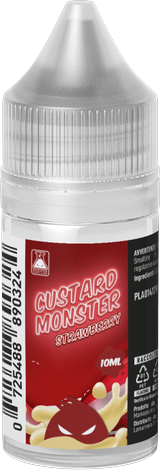 Monster Cable Strawberry Custard Aroma Mini Shot 10ml Crema Pasticciera Vaniglia Fragola