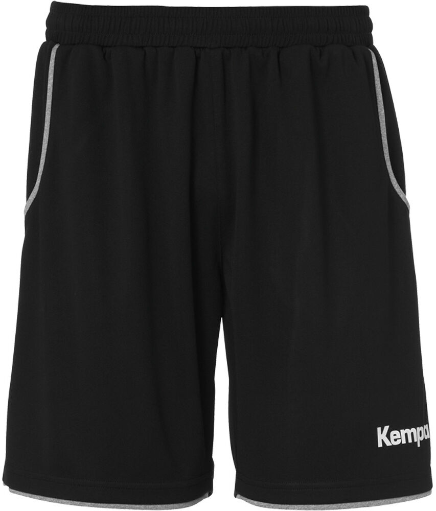 Kempa referee shorts pantalones cortos futbol Negro (XXXL)