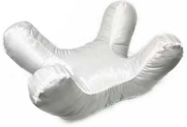 Uplift Picks Luxury Memory Foam Face Pillow For Wrinkle Prevention & Neck Support   Free Satin Pillowcase white