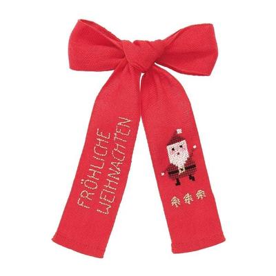Stickpackung, Gezählter Kreuzstich, Schleife Nikolaus, 4x71c