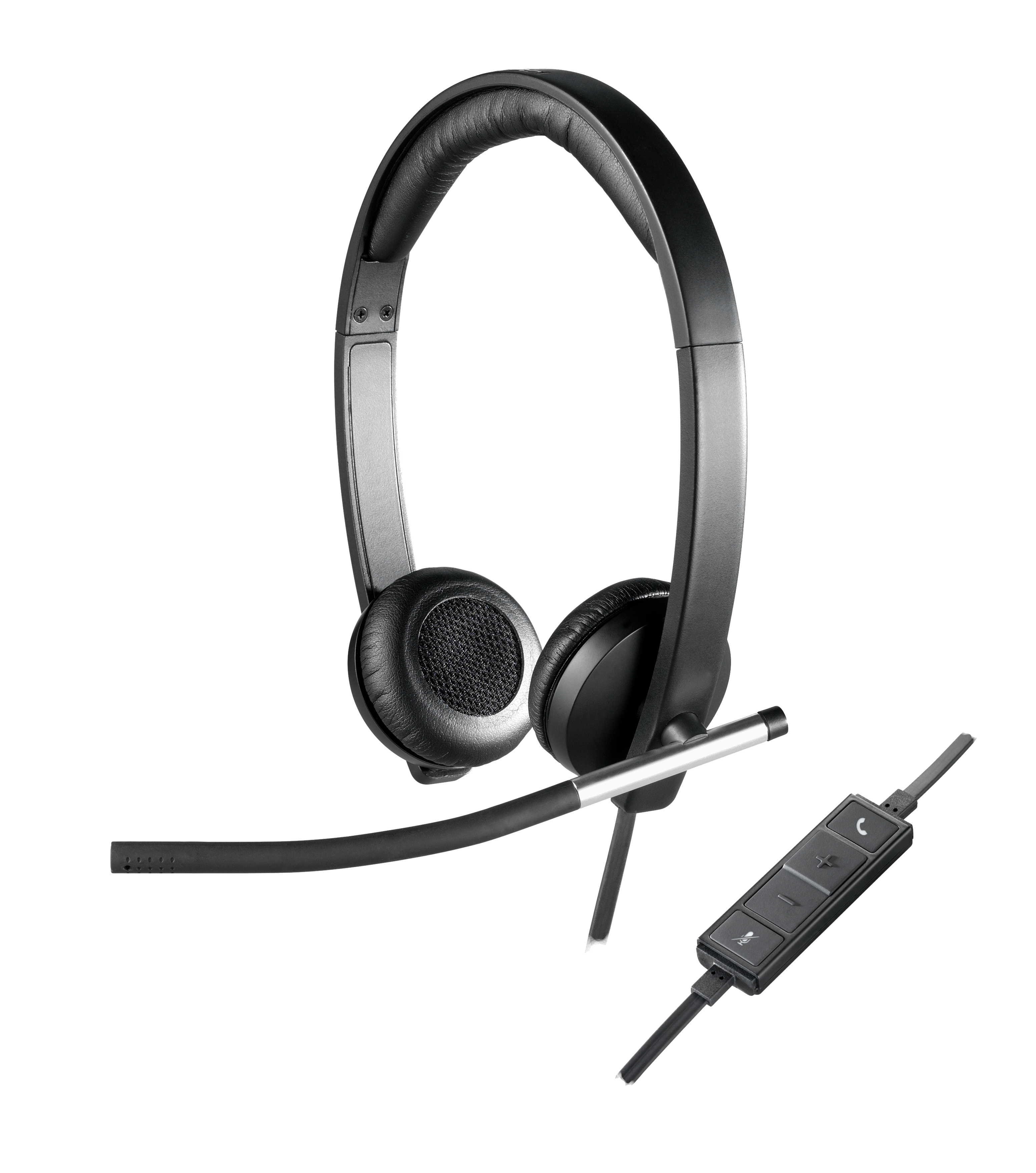 Logitech H650e for Business Stereo Headset, USB-A, Kompatibel zu Microsoft Teams, Zoom, Cisco, GoToMeeting, RingCentral