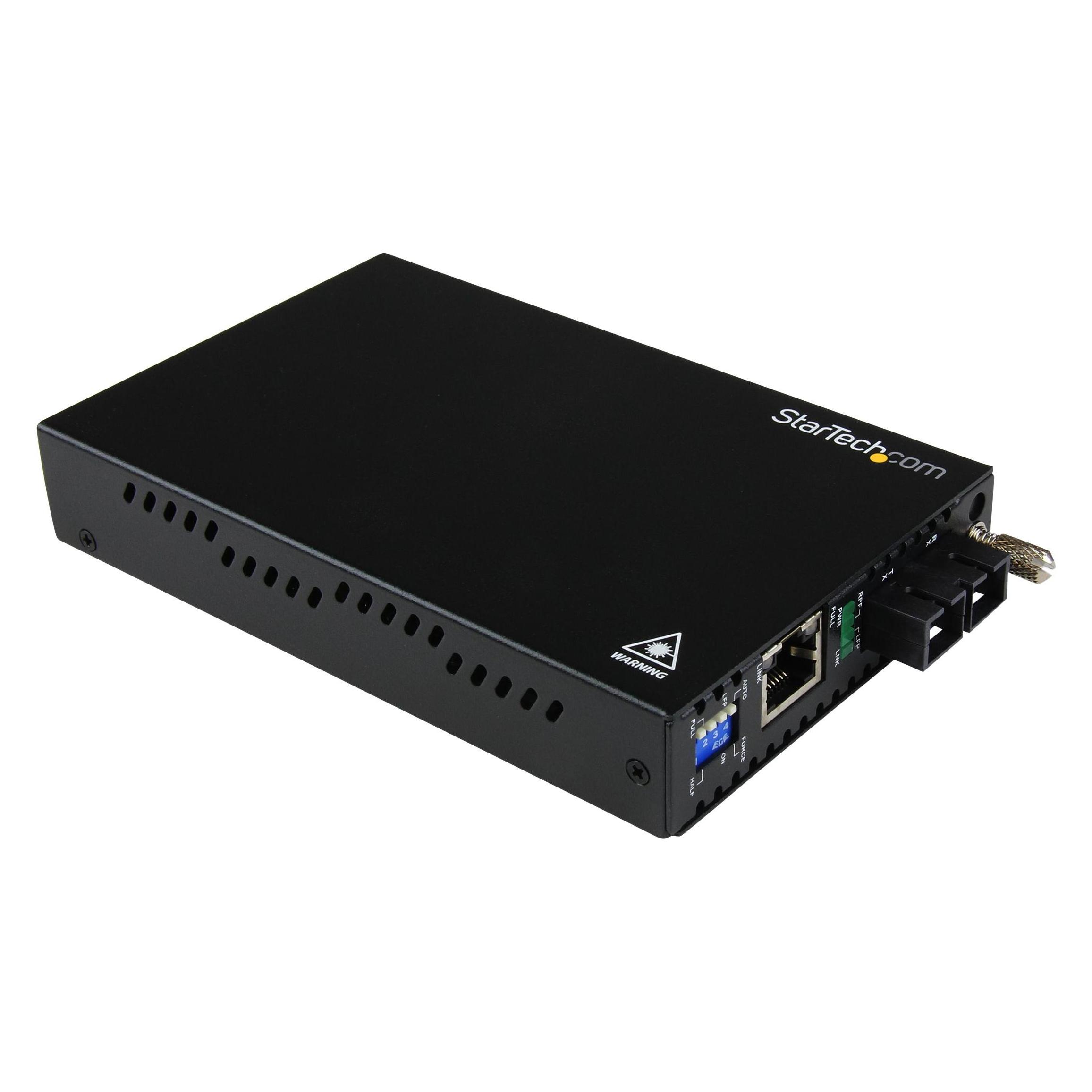 StarTech Gigabit Multi Mode Fiber Media Converter (ET91000SC2)
