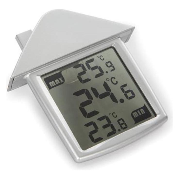 Perel Transparentes Fenster-Thermometer Mit Anzeige Der Mindest- Und Höchsttemperatur (WC216)