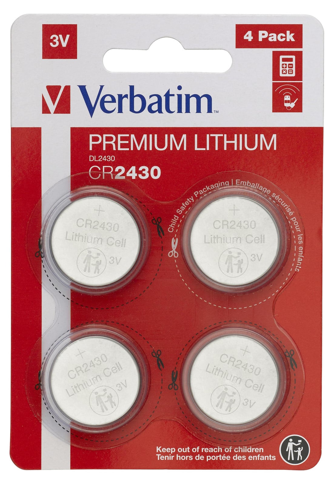 Verbatim CR 2430 Lithium Batterij 49534