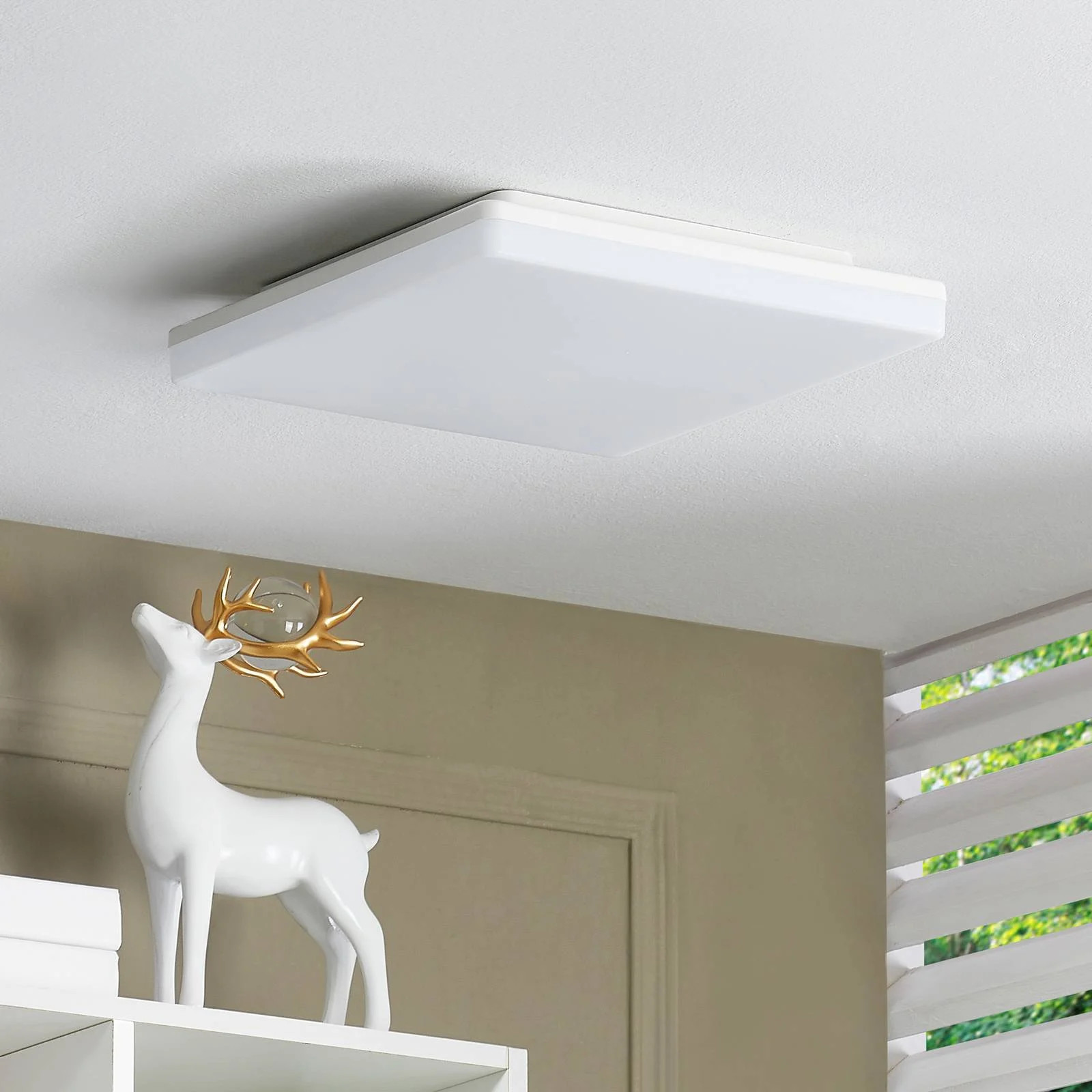 PRIOS LED-plafondlamp voor badkamer