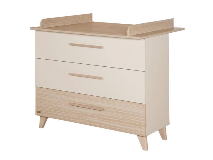 Roba Wickelkommode Sidney, Kaschmir, Holzwerkstoff, 3 Schubladen, 110x98x75 cm, Baby- und Kindermöbel, Babyzimmer, Wickelkommode & Zubehör, Wickelkommoden