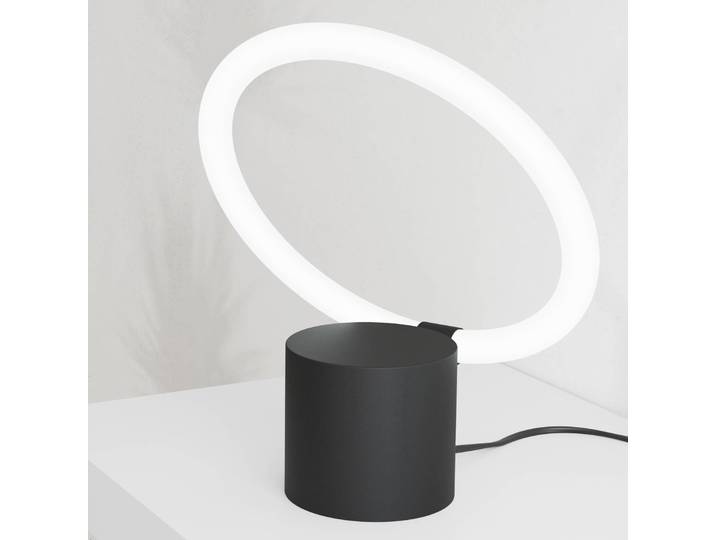EGLO LED Tischlampe Caranacoa, schwarz, für Wohn- / Esszimmer, Metall, Modern