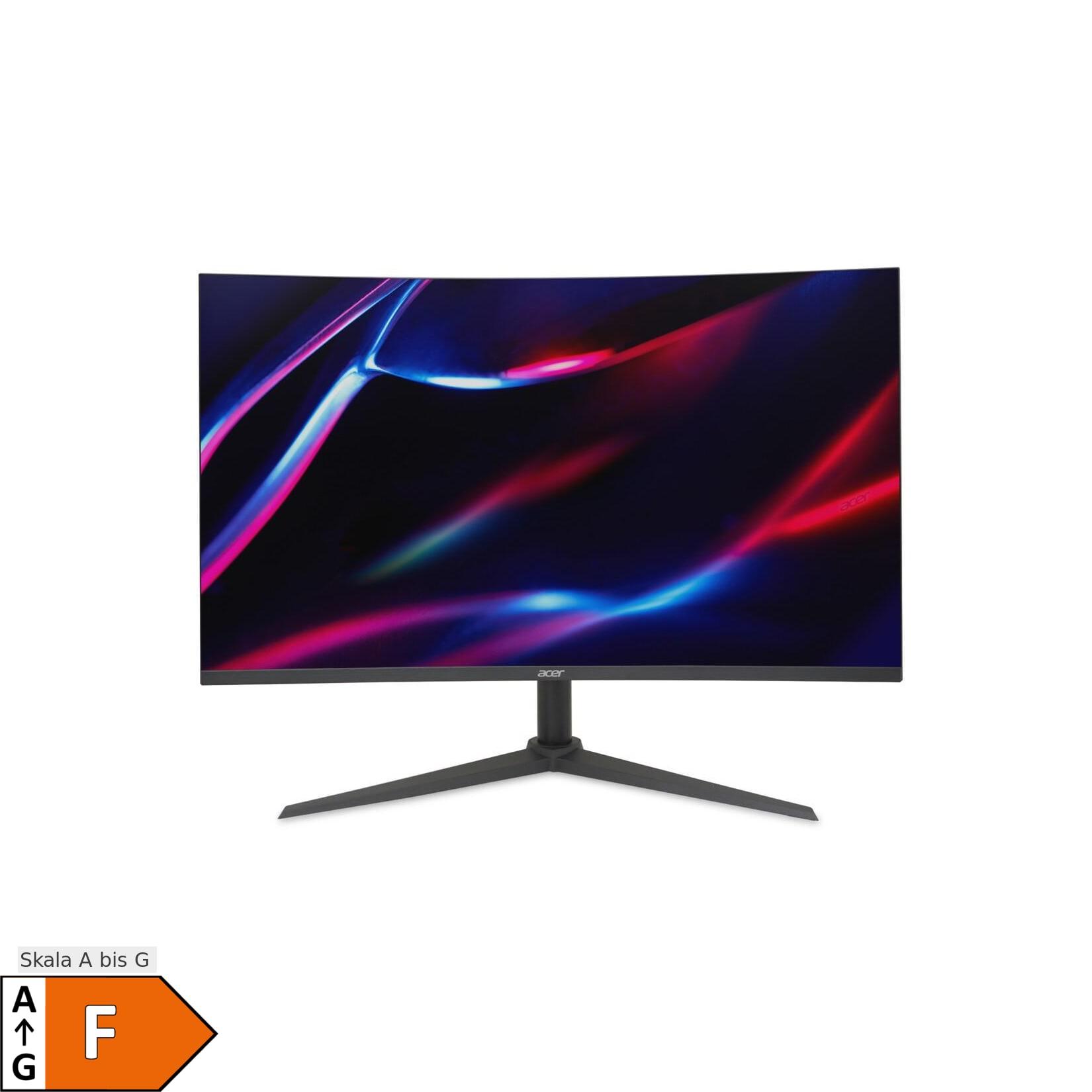 ACER Nitro XZ320QUPebmiiphx, Schwarz, 31,5 Zoll, Curved, QHD, VA, 144 Hz, 1 ms Gaming-Monitor (HDMI, DisplayPort, höhenverstellbar, neigbar, schwenkbar, Adaptive Sync)