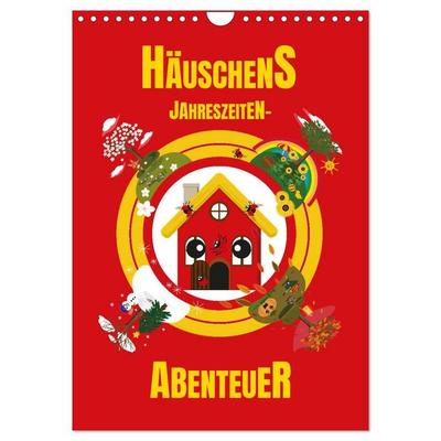 Häuschens Jahreszeiten-Abenteuer (Wandkalender 2027 DIN A4 hoch), CALVENDO Monatskalender