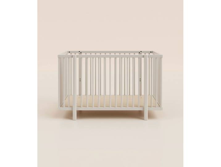 Lit bébé 60x120 cm - Gris - Tediber