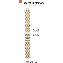 Hamilton - Jazzmaster Band-set Edelstahl H695.427.100 - Zweifarbig rosé