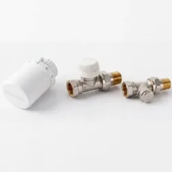 Heizkörperanschlussset, direkter Thermostatventilanschluss, Kopf, 1/2"-Schraubanschluss VTL3020DS15