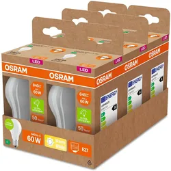 2x Osram, Leuchtmittel, Led Filament Classic A (E27, 840 lm, 1x)
