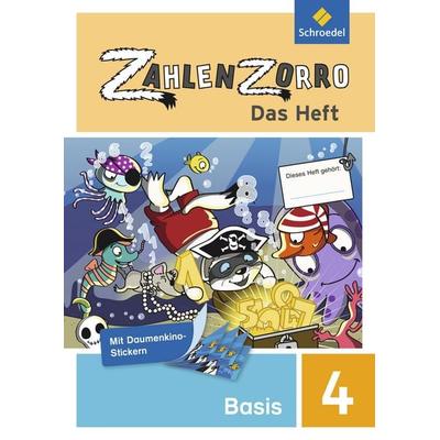 Zahlenzorro - Das Heft. Basisheft 4, Geheftet von Katrin Klöckner,Eveline Stadler,Frank Wahl,Janine Weigel, Schroedel