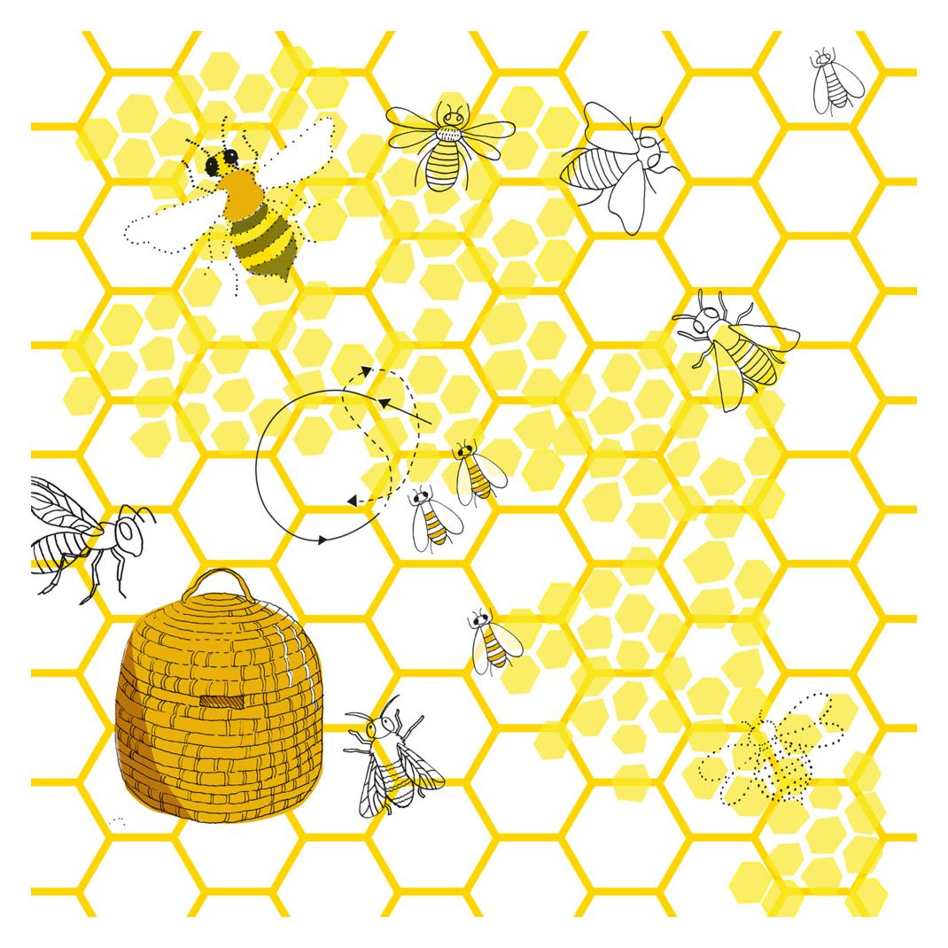 Katholisches Bibelwerk Bienenwachstuch Bienchen (42889606)