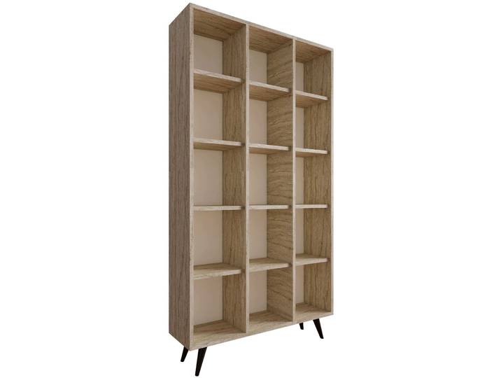 Bücherregal Georis Travertin Holzwerkstoff B 100 H 184 cm - Bücherregal