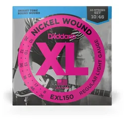 D’Addario EXL150 - XL 12-String Electric Nickel Wound | 010-046 - Saiten E-Gitarre