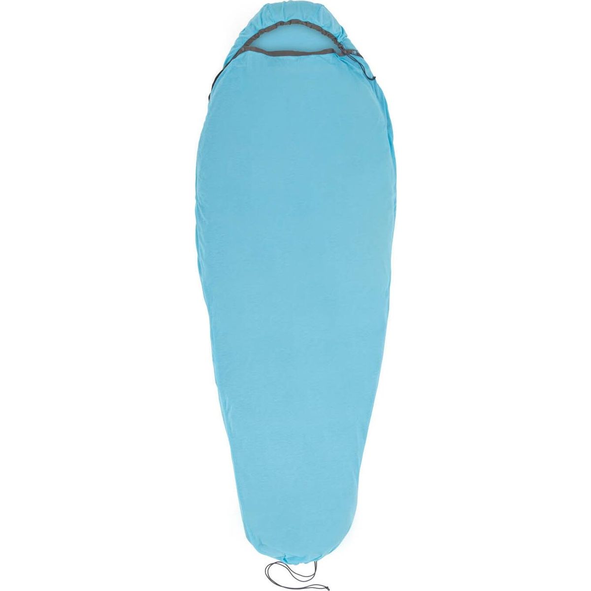 Sea to Summit Breeze Sleeping Bag Liner - Mummy w/ Drawcord blue atoll (BLA) Standard ASL031081-190205