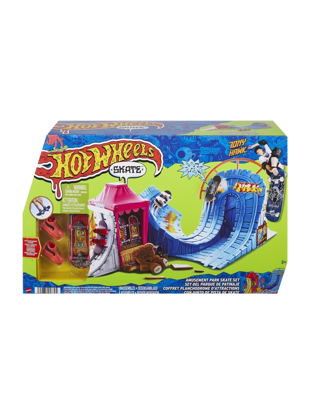 Hot Wheels Skate-Vergnügungspark-Skater-Set
