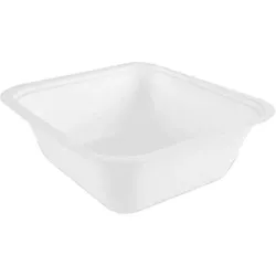 Ekoe Kompostierbare Schale aus Zellulose – 2/3 Portionen – ofen- und mikrowellengeeignet - 100 Stück
