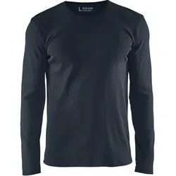Langarm-Shirt "3314" - S - dunkelmarine