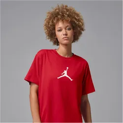 NIKE Jordan Jumpman Girlfriend HBR T-Shirt Damen 687 - gym red/white S