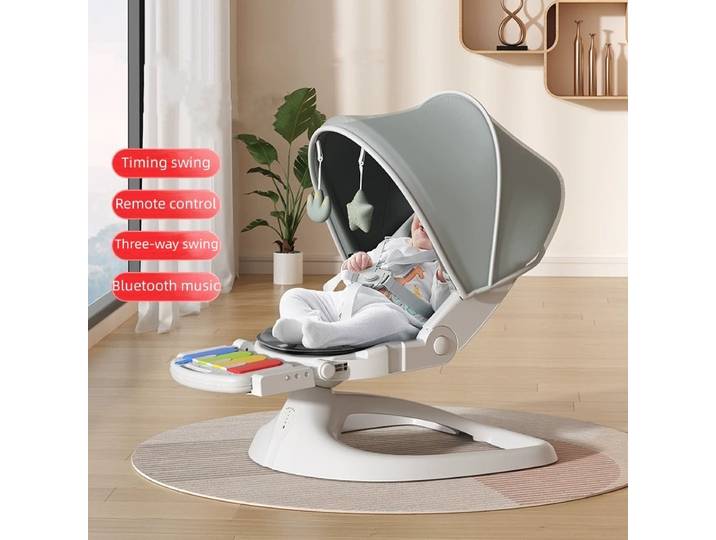 Chaise berçante électrique pour bébé, berceau pour endormir le nouveau-né, chaise apaisante pour bébé, fauteuil inclinable pour bercer le bébé
