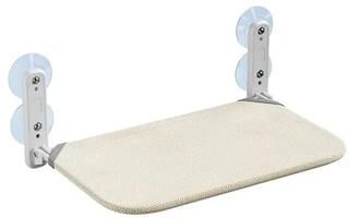 Inspire Select Foldable Window Cat Hammock Plush Mesh Wall Mounted Perch With Double Suction Cups For Indoor Cats beige