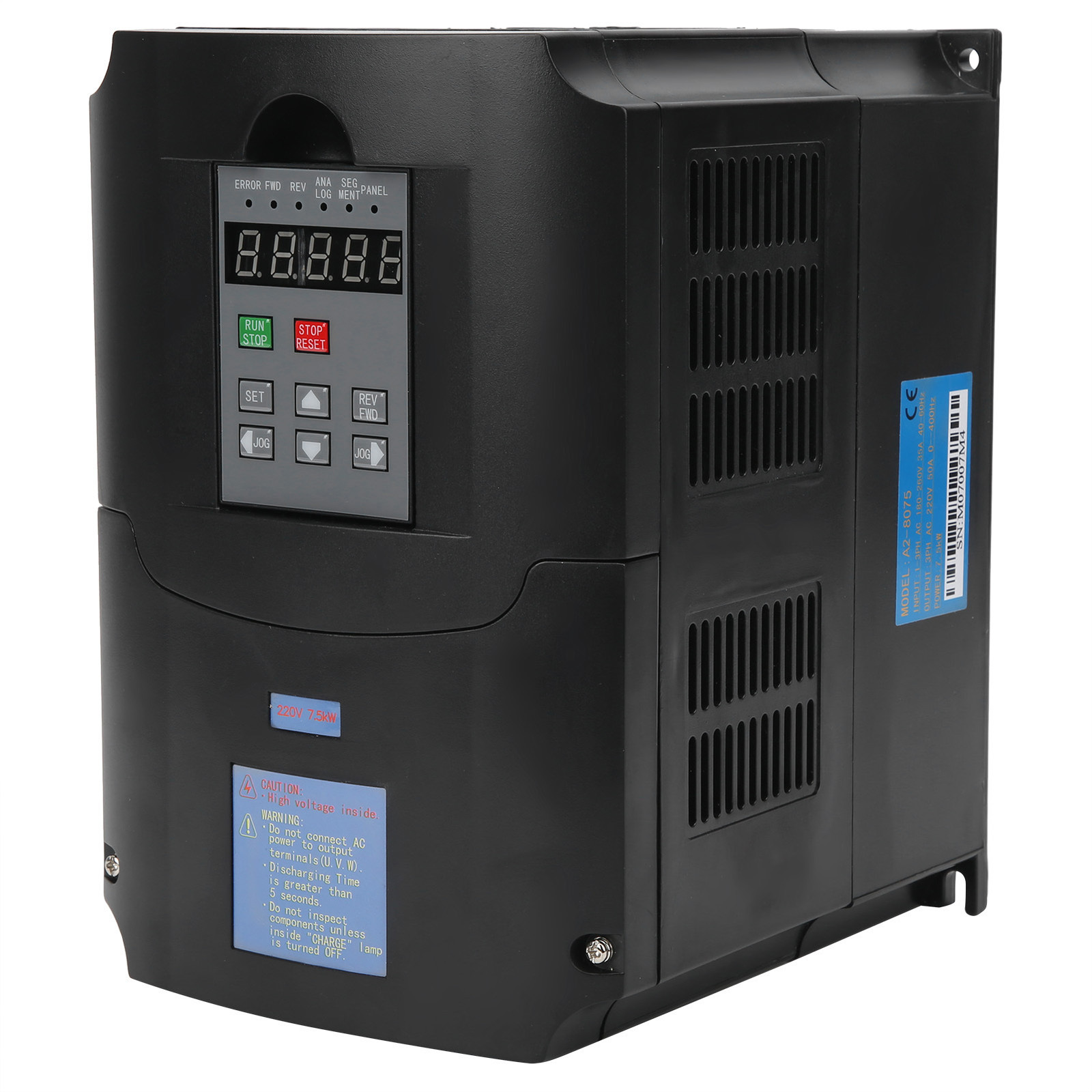 Cocosity A2-8075 Driefasige frequentieomvormer, 7,5 kW variabele frequentieaandrijving