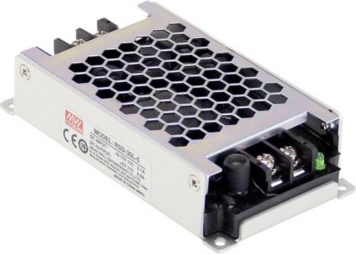 MEAN WELL RSD-30L-24 DC/DC-Wandler 24 V/DC, 36 V/DC, 48 V/DC, 72 V/DC - 24 V/DC/1.25A 30W