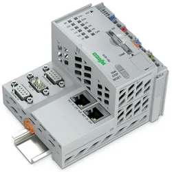 Wago 750-8216/025-001 Controller PFC200,2. Generation,2 x ETHERNET, RS-232/-485, CAN, CANopen, PROFIBUS-Slave 7508216025001