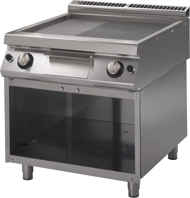 Gastro M 700 Gasgrillplatte Gm70/80Ftrgs 2/3 Glatt 1/3 Gerillt