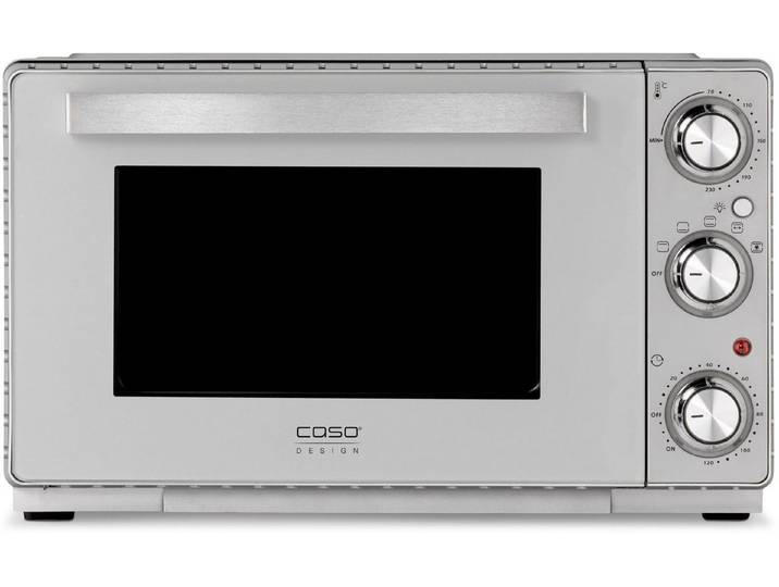 Caso Minibackofen TO 26 SilverStyle, mit rotierendem Drehspieß