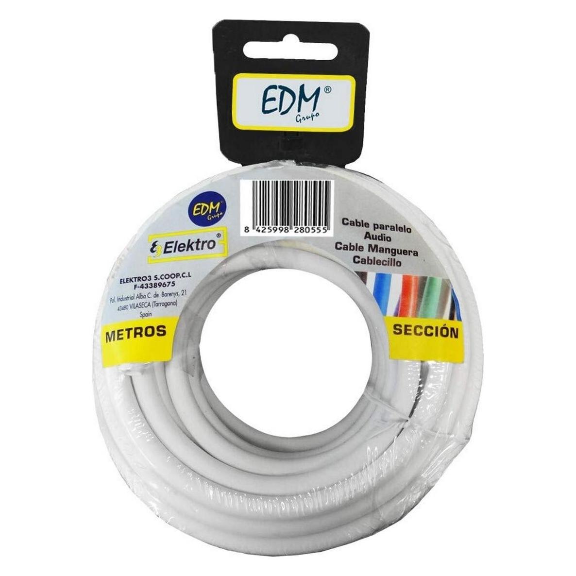 EDM Product Koaxial-Tv-Antennenkabel 28229 Weiss 20 M (Antennenkabel) (45287279)