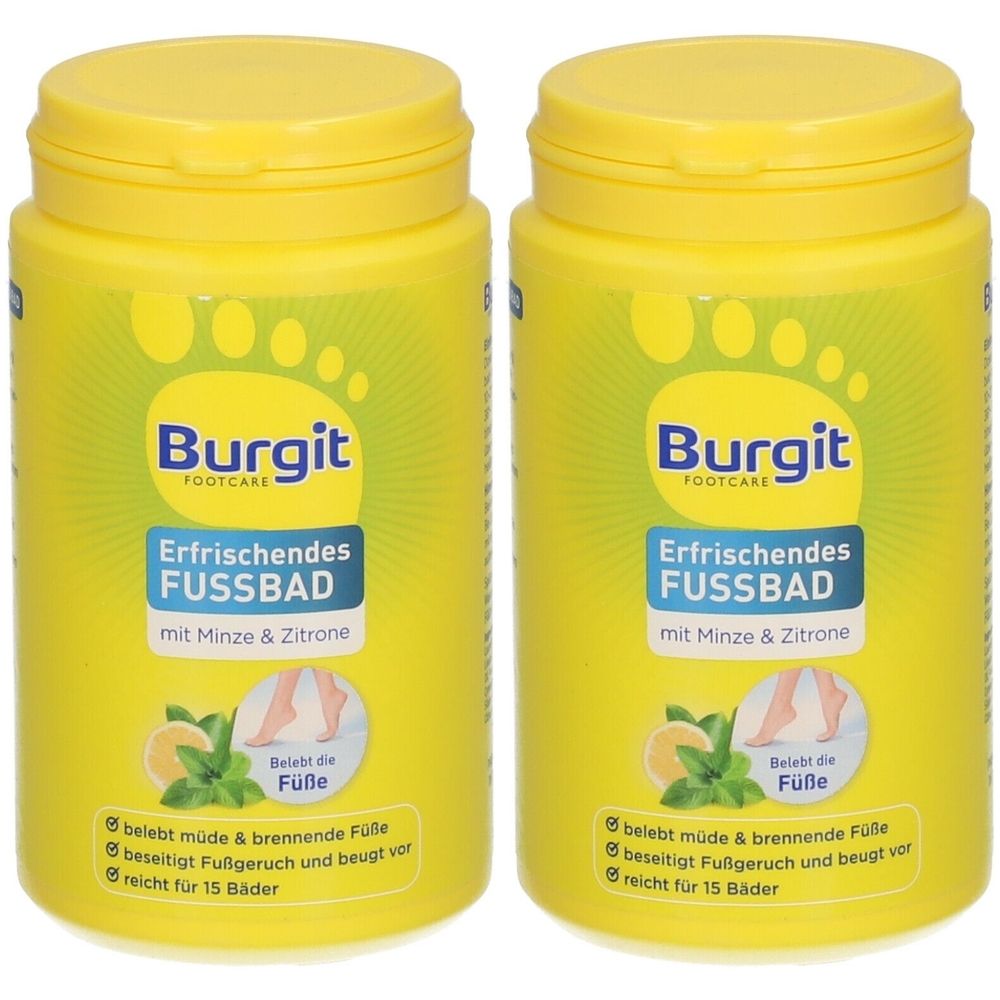 Burgit Fussbad Erfrischend x2 2x250 g Fußbad