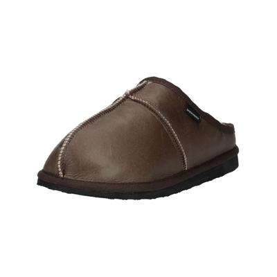Hausschuh SHEPHERD "Shepherd Hausschuhe Leder", Herren, Gr. 49, braun, Leder, Schuhe Hausschuh