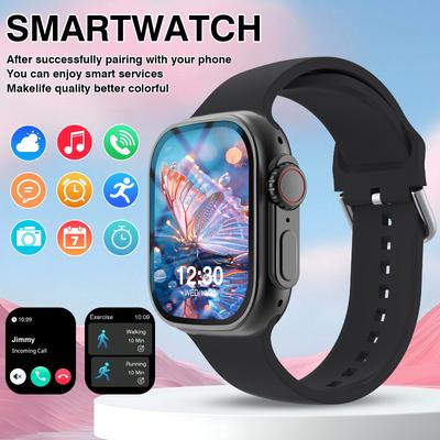 Lush Living Finds Waterproof Smartwatch With Wireless Call And Fitness Clock Health Monitor For Men And Women black