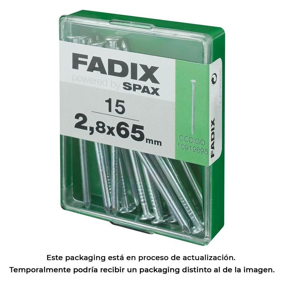 Fadix Box m 15 Stück. cp Stahlnagel 2.7x65mm (15 Stk., 65 mm) (49432218)
