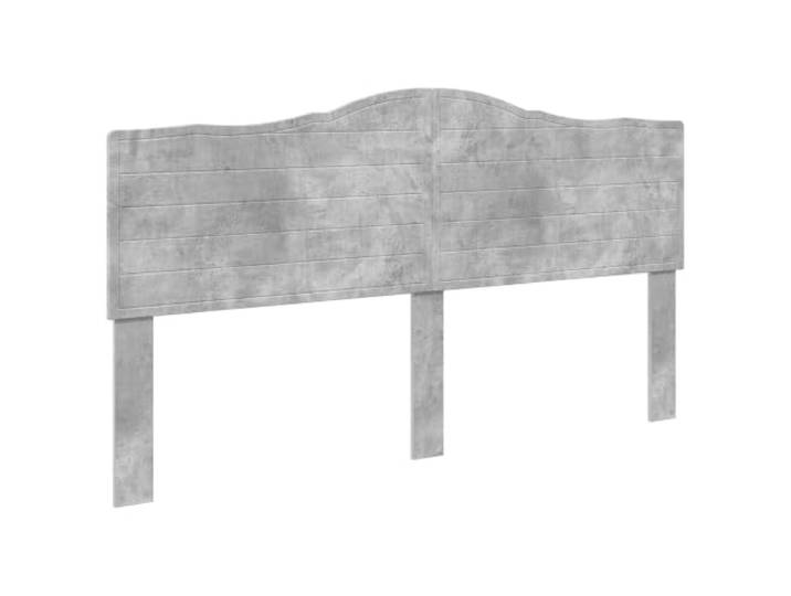 Makastle Kopfteil Betongrau Holzwerkstoff 203x100 cm Stabile Konstruktion