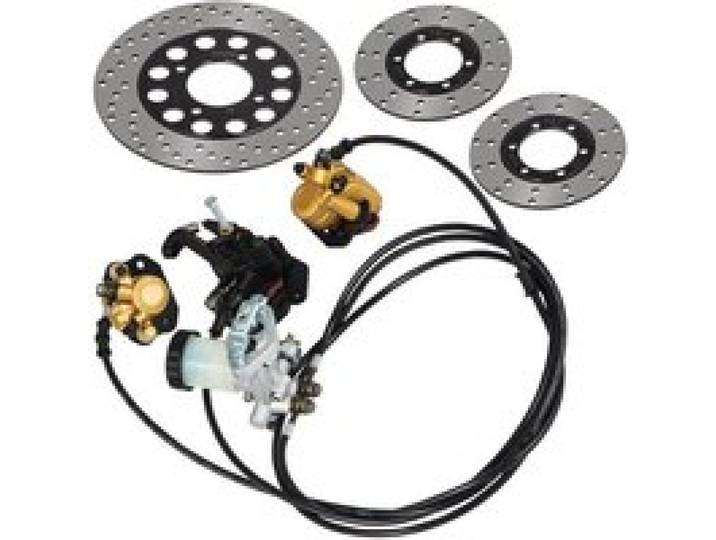 VEVOR Kit Complet de Maître-cylindre de Frein Go-Kart KD150BRKIT Kart, Compatible avec les Karts Hammerhead et Trailmaster et Autres Karts à Pédales de 150 cc