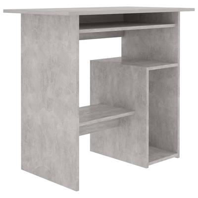 Helloshop26 - Schreibtisch Tisch Arbeitsplatz Computermöbel Arbeitszimmer 80 x 45 x 74 cm Holzwerkstoff grau 02_0023847