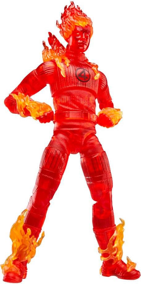 Hasbro Marvel Legends Series Human Torch Actiefiguur Rood