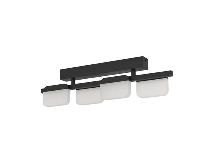 EGLO LED Deckenleuchte Ervidel, 4 flammige Deckenlampe dimmbar