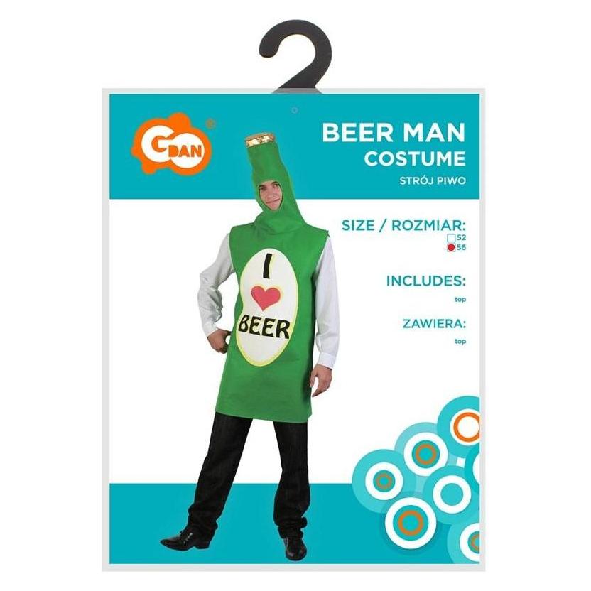 GoDan Bierkostüm für Erwachsene, Grösse 56 (56) (54612918)